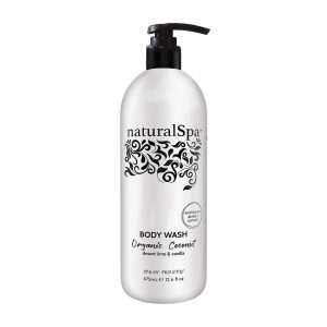 Natural Spa Organic Coconut Body Wash 375ml.