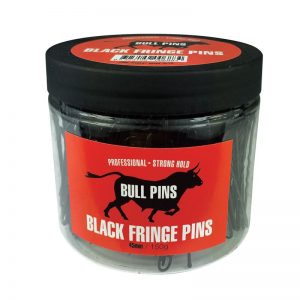 Bull Fringe Pins Black 45mm 150g.