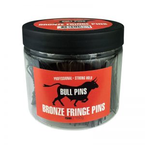 Bull Fringe Pins Bronze 45mm 150g Tub.