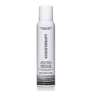 Keratherapy Fiber Hair Thickener Dark Brown/ Black 140ml.