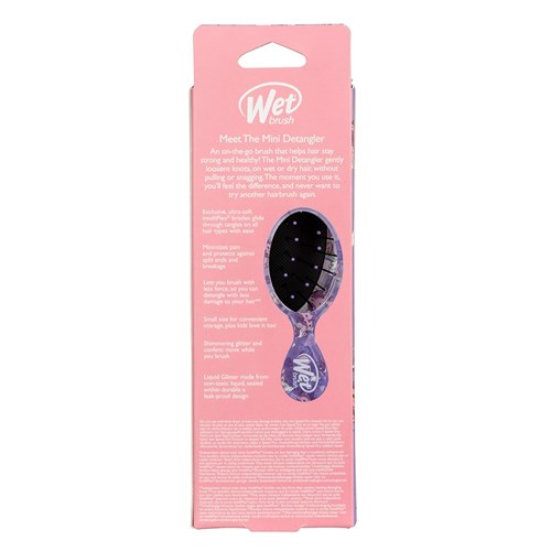 Wet Brush Mini Detangler Liquid Glitter Unicorn. - Image 4